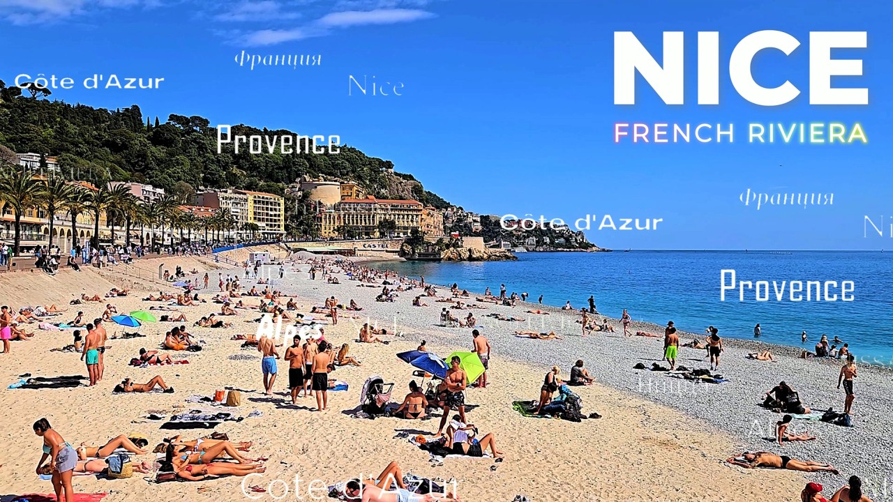 [4K] NICE 🌍 FRANCE 🇫🇷 | French Riviera C&ocirc;te d'Azur | A walk around NICE in April 🇫🇷 🌴🥐 4K 60fps