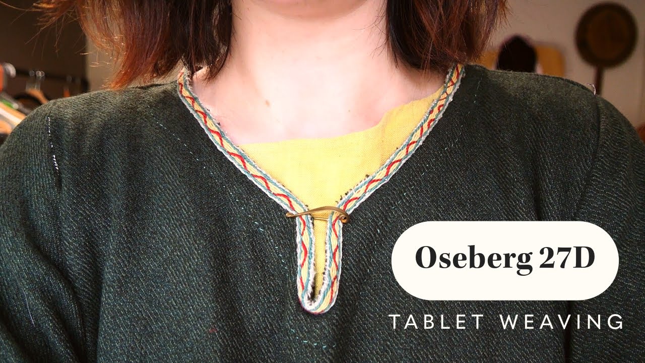 Viking Tablet Weaving Pattern Oseberg 27D
