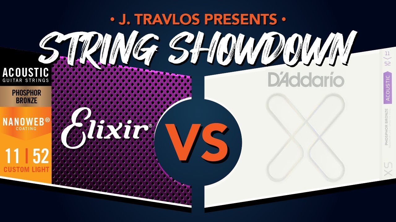 Разбор струн | Elixir: фосфорная бронза против D’Addario: струны для акустической гитары XS из фо...