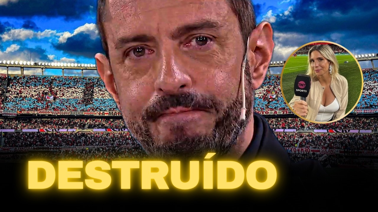 PERIODISTA LLORA POR RIVER