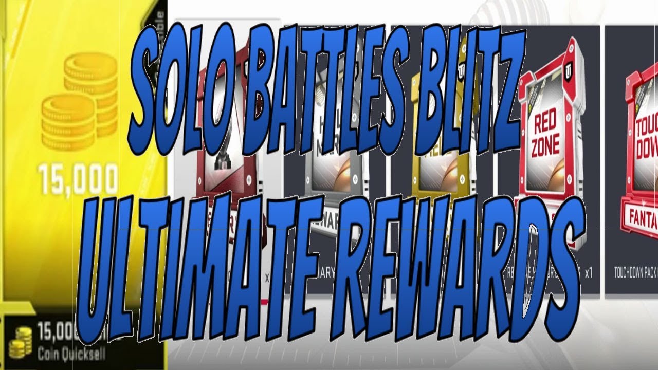 MADDEN 19 SOLO BATTLE BLITZ ULTIMATE REWARDS PACK OPENING FOR TUESDAYS GAMES - WHO DID YOU GET??