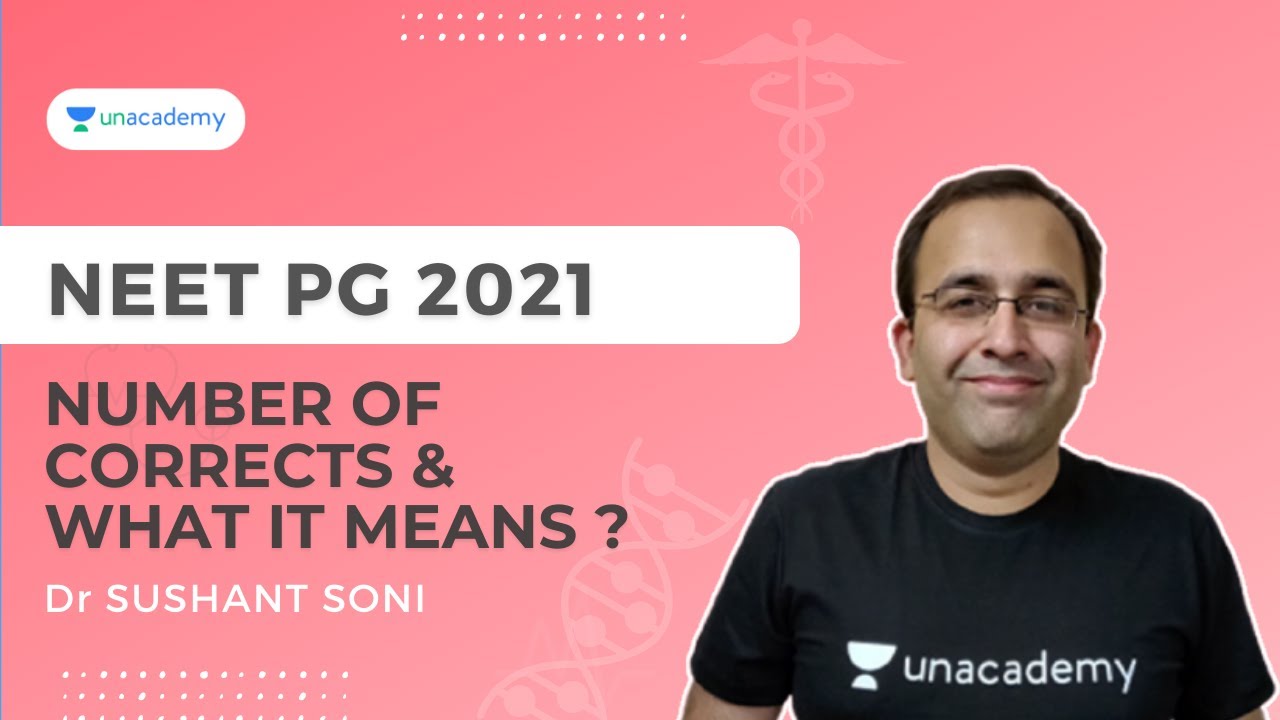NEET PG 2021: Number of corrects & what it means? Dr. Sushant Soni