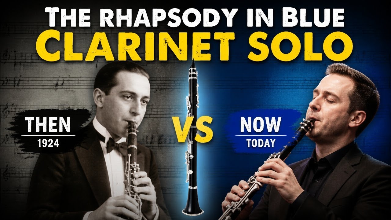 Rhapsody in Blue clarinet solo comparison - 100 years (almost)