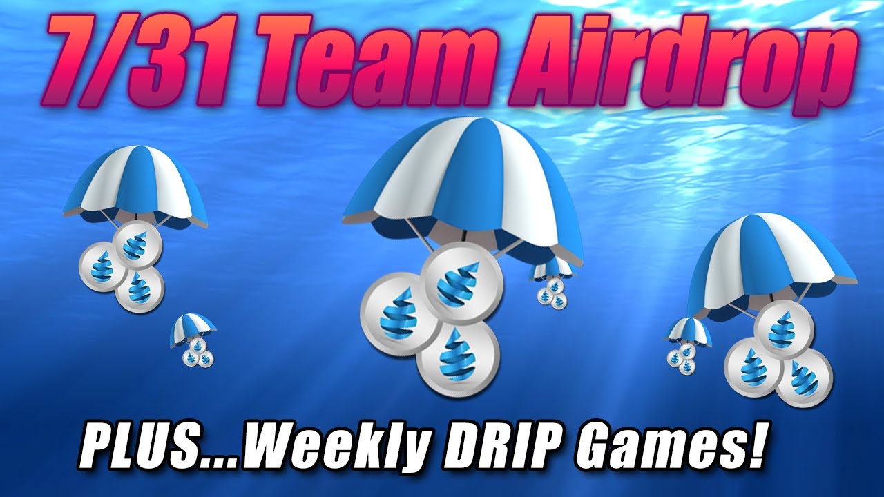 DRIP Team Airdrops + DRIP Telegram Games! 💧  #drip #crypto #animalfarm