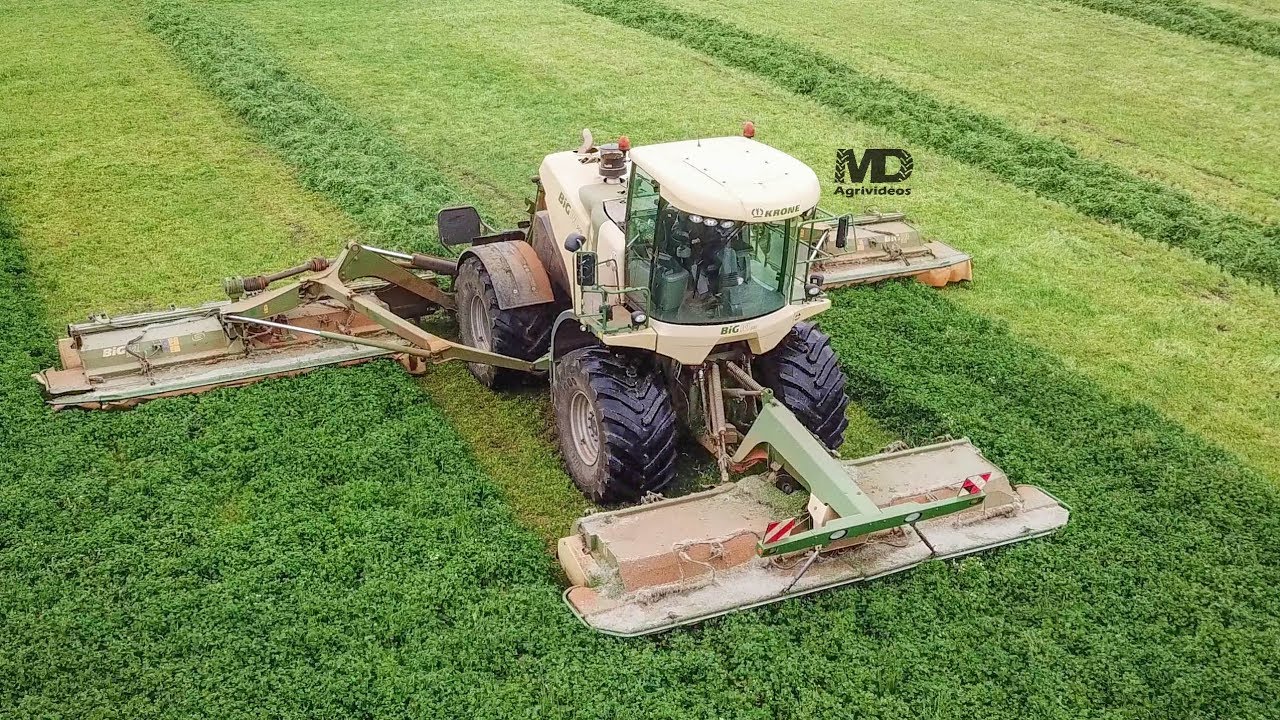 Faucheuse de 13m20 |  Krone Big M 500 | Eta Anfray