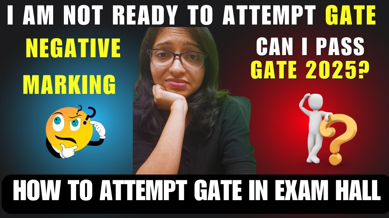 😨Can I Crack GATE 2025?|GATE EXAM Hall Tips|GATE 2025 Exam Hall Fear-How to Overcome|GATE Motivation