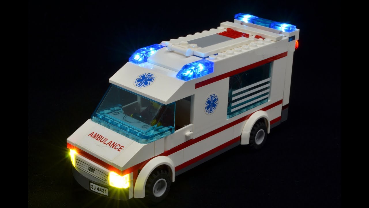 LEGO Vehicle Lighting Demo: Ambulance