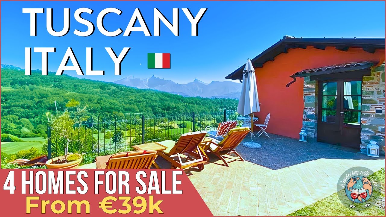 4 Homes for Sale in Tuscany 🇮🇹 | Italian Houses With Stunning Views