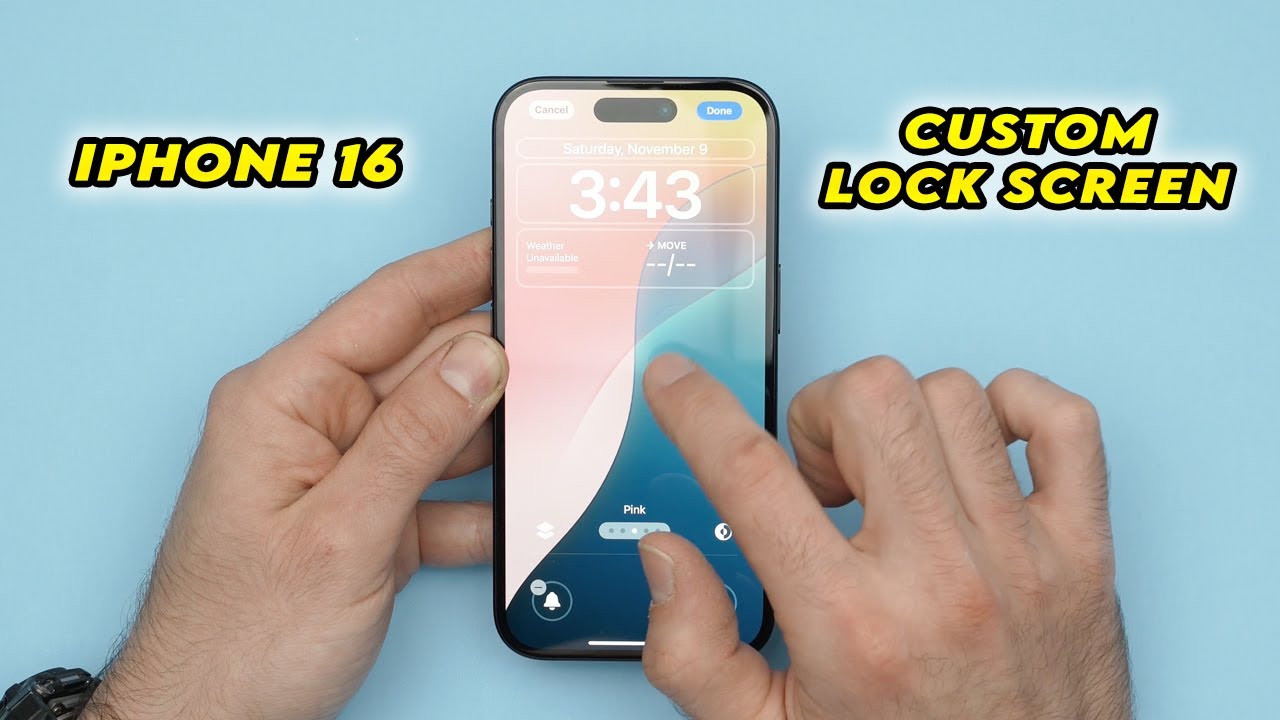 How to Customize iPhone 16 Lock Screen