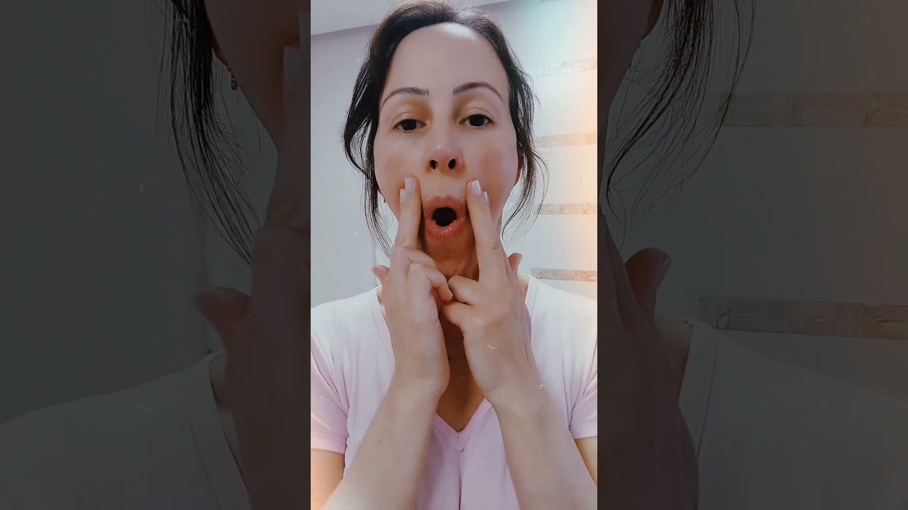 Massagem p/ suavizar BIGODE CHIN&Ecirc;S, LINHAS DE MARIONETE e SORRISO TRISTE