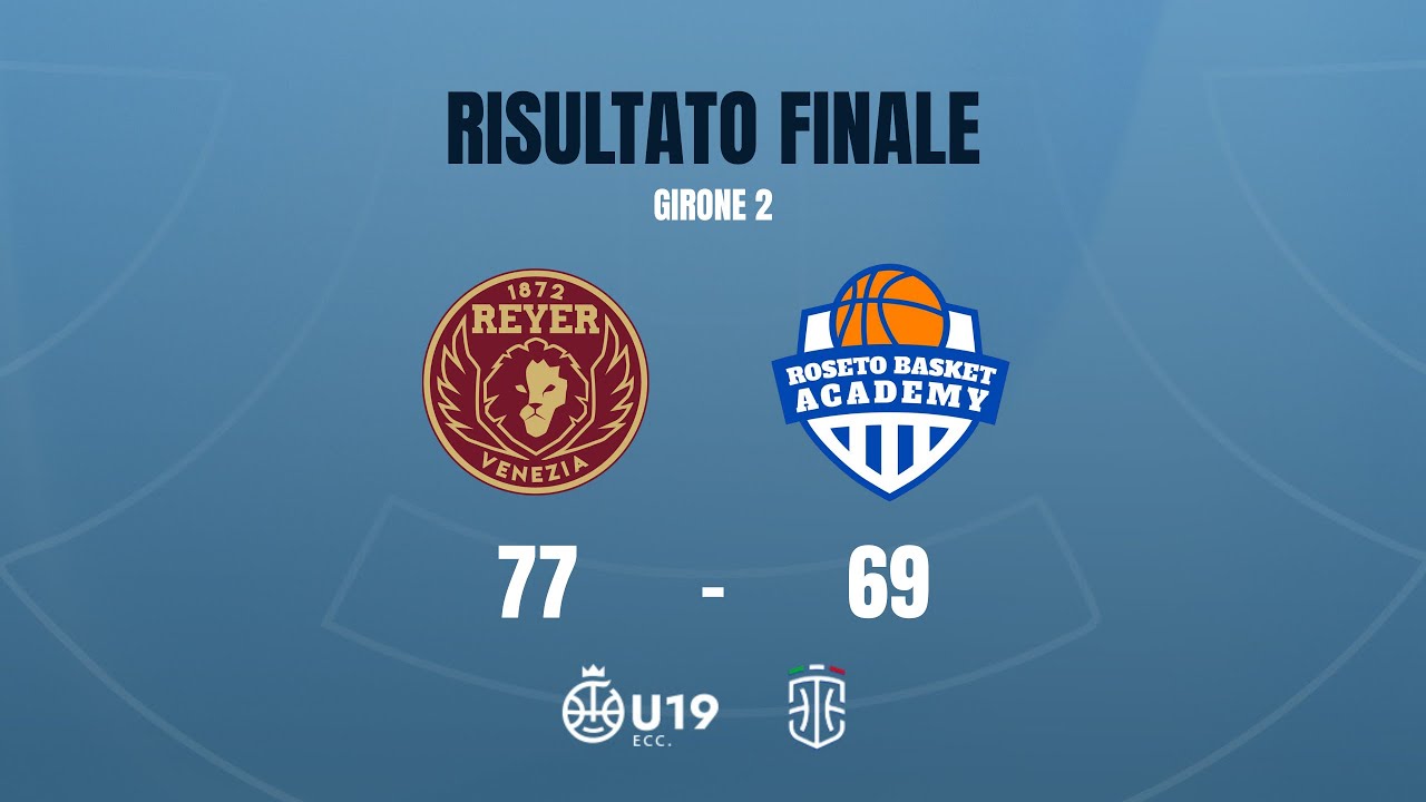 Highlights Reyer Venezia - Roseto Academy U19 Eccellenza