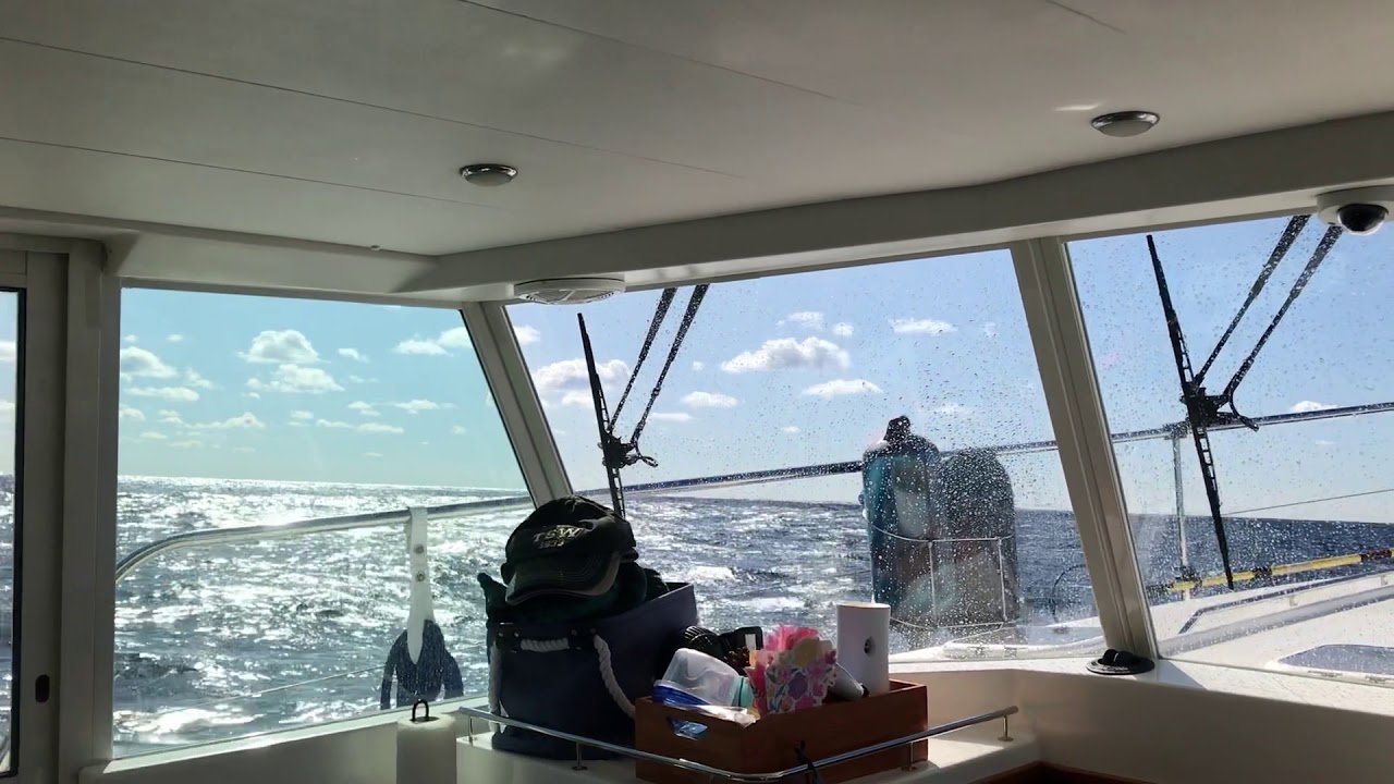 Crossing Lake Michigan in large waves