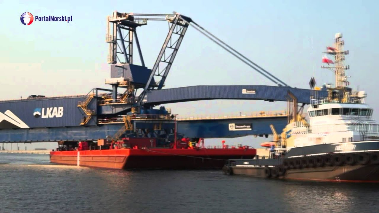 Shiploader dla LKAB Narvik. Wyholowanie z Gdyni.