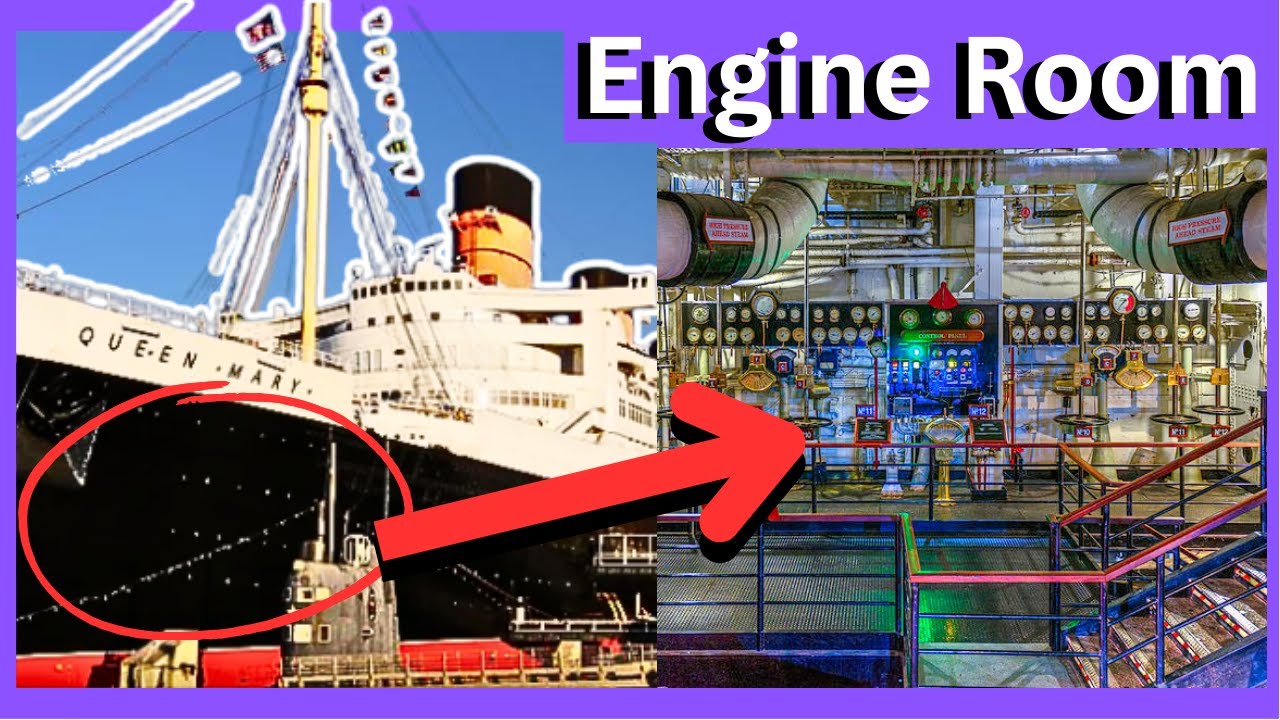 RMS Queen Mary - Steam & Steel Tour | Engine Room, Bridge, Propellers & More!