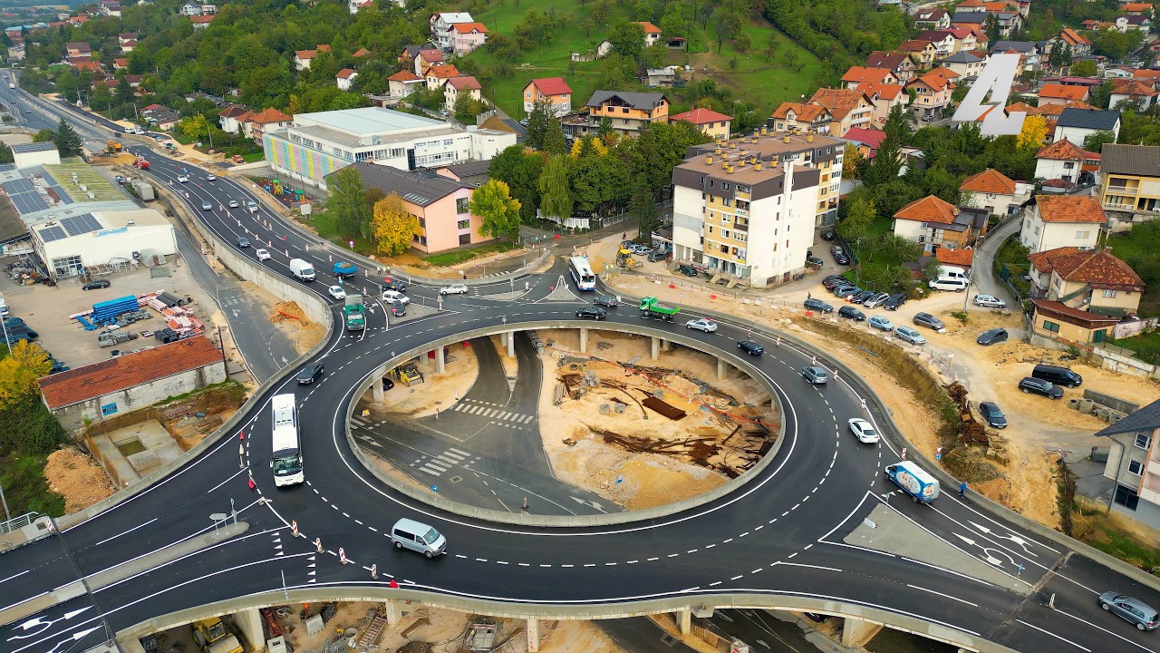 Faze Izgradnje IX Transverzale i kružnog toka u Sarajevu