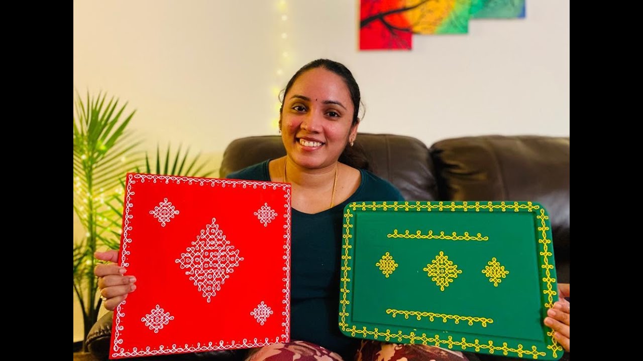 DIY Multipurpose Home Decor Ideas | Traditional Kolam Designs | Sandhya's World