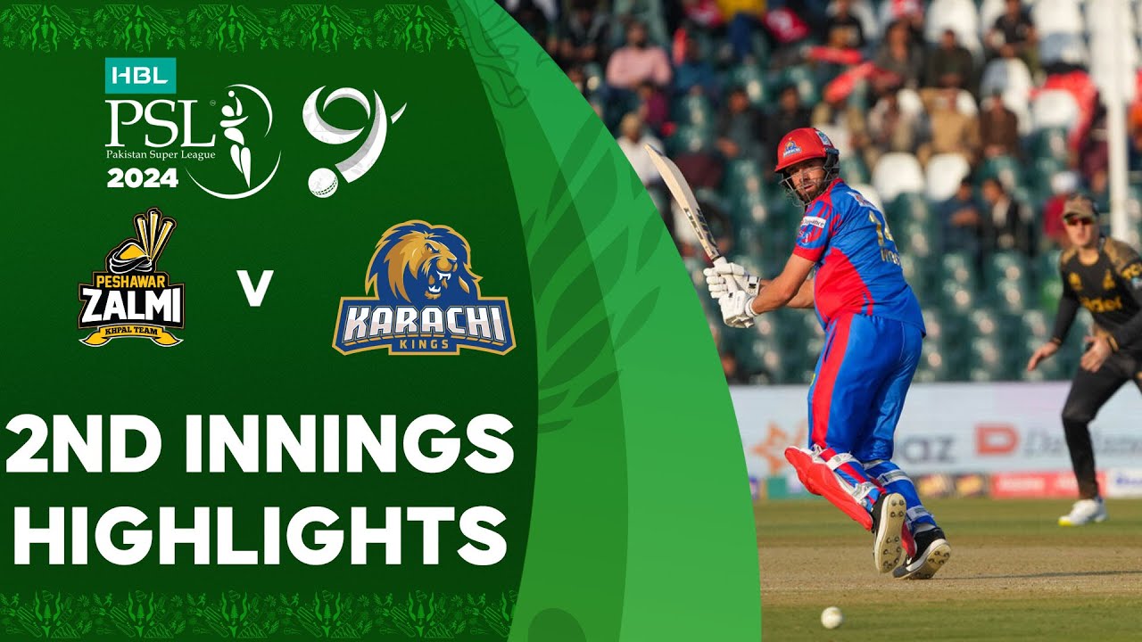 2nd Innings Highlights | Peshawar Zalmi vs Karachi Kings | Match 6 | HBL PSL 9 | M1Z2U