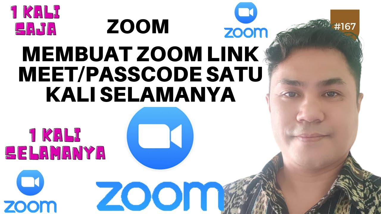 Cara Membuat Zoom Link Meet || Passcode  1 kali selamanya