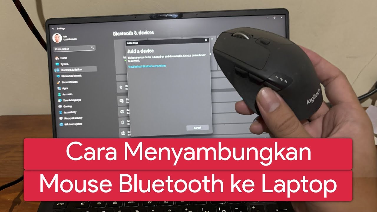 Cara Menyambungkan Mouse Bluetooth ke Laptop