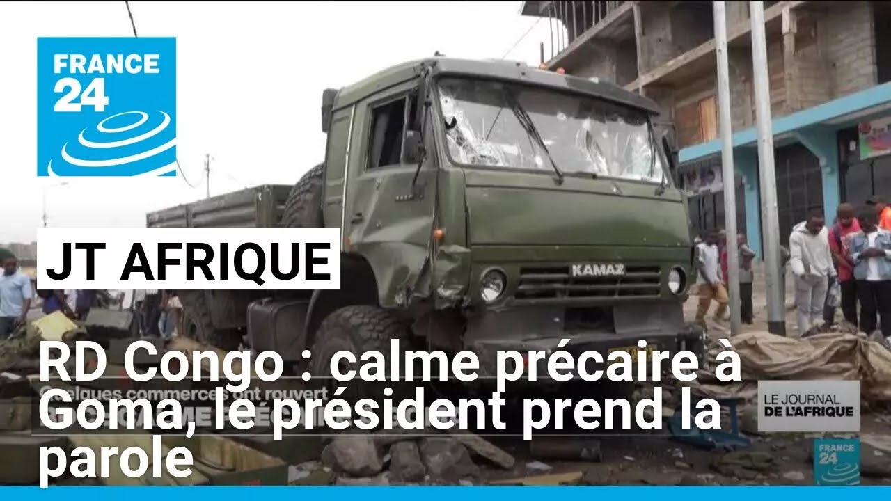 RD Congo : calme précaire à Goma, le président prend la parole • FRANCE 24