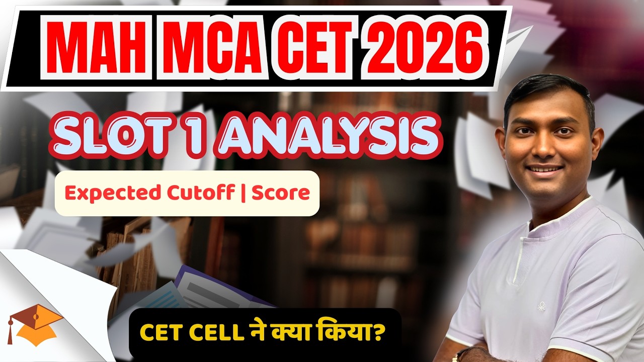 MAH MCA CET 2026 Slot 1 Paper Review | Easy or Tough? Expected Cut Off