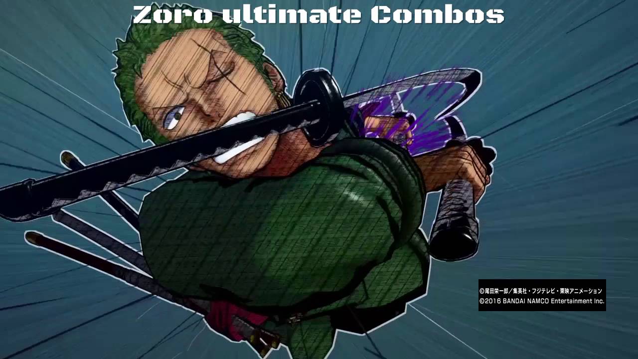 One piece burning blood Zoro Combo video
