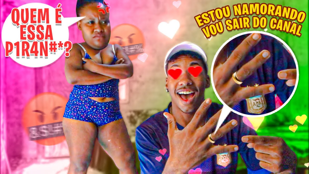 TROLLEI ELA FINGINDO QUE ESTOU NAMORANDO E POR ISSO VOU SAIR DO CANAL!!