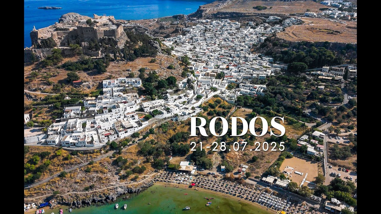 [4K] RHODES 🇬🇷 Ρόδος, Drone Rodos Lindos Archangelos GREECE