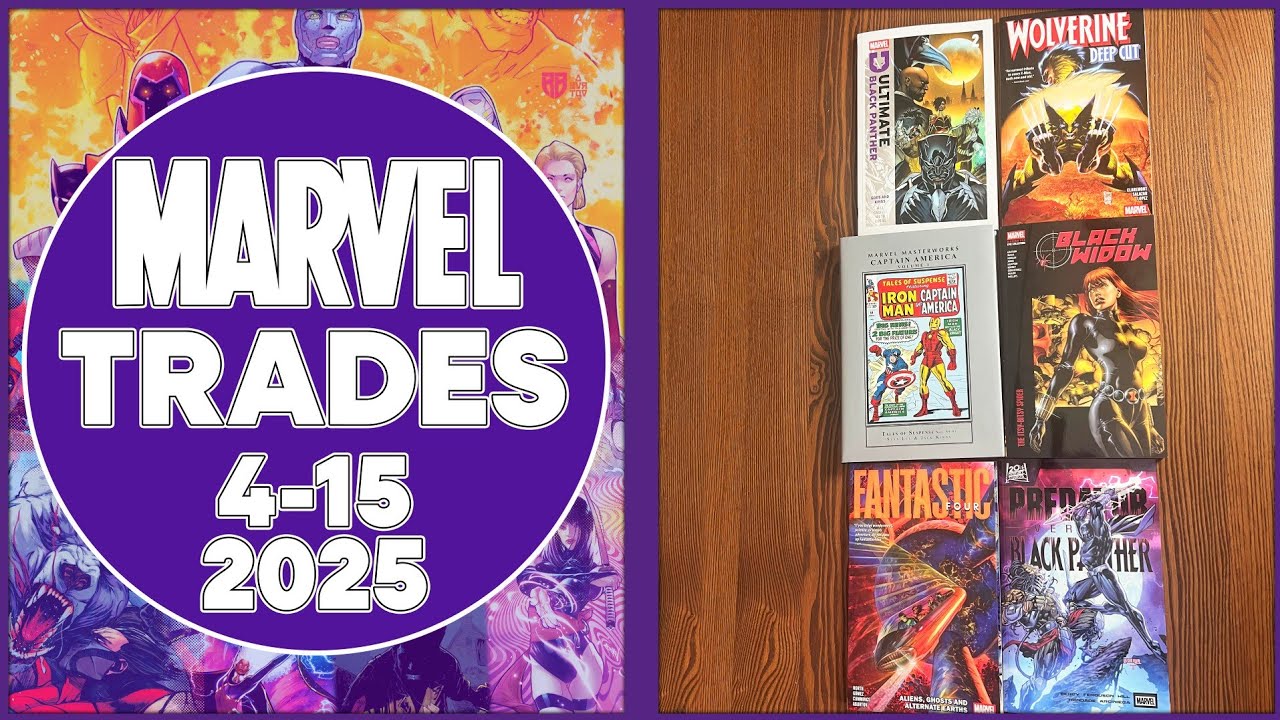 Marvel Books 4/15/25 | Black Widow Modern Epic: The Itsy-Bitsy Spider | MMW: Captain America Vol. 1