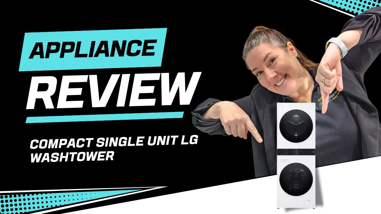 LG Compact WashTower | Space-Saving Laundry Solution with AI Technology