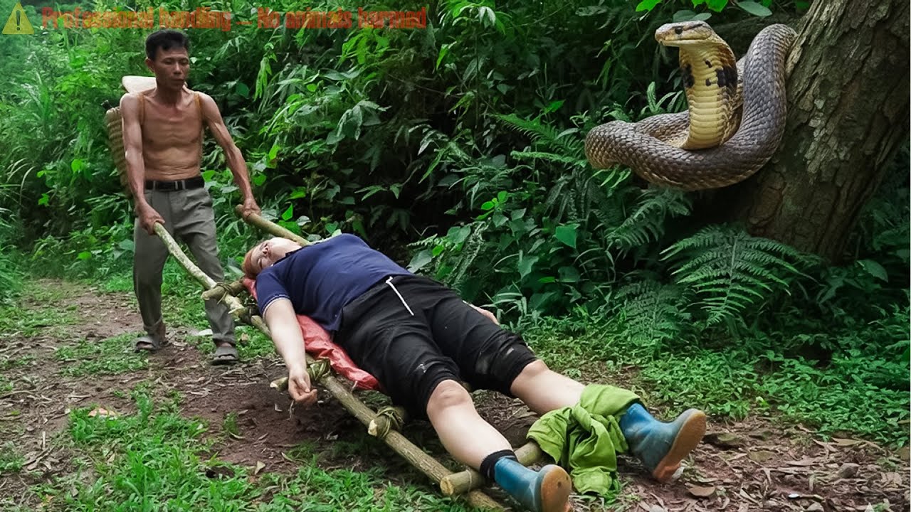 Single Father Saves Daughter from Cobra Bite in Deep Forest — 1000+ Pears Harvested to Survive