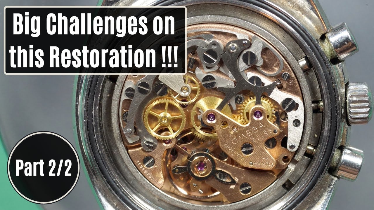 Restoring an Omega Speedmaster Mark II Cal 861!!! Restoration Full of Challenges