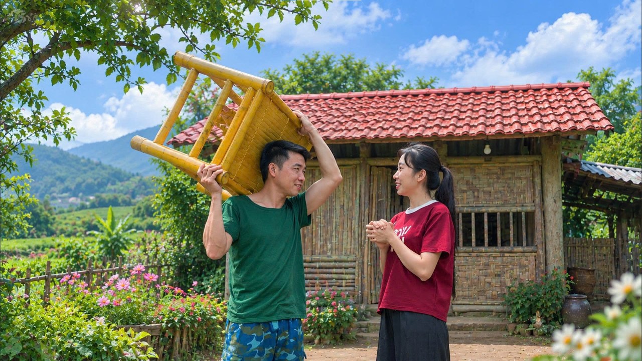 Thang and Tieu Truc&rsquo;s New Life : with a Bamboo Table and Chair Set for Their Little Home