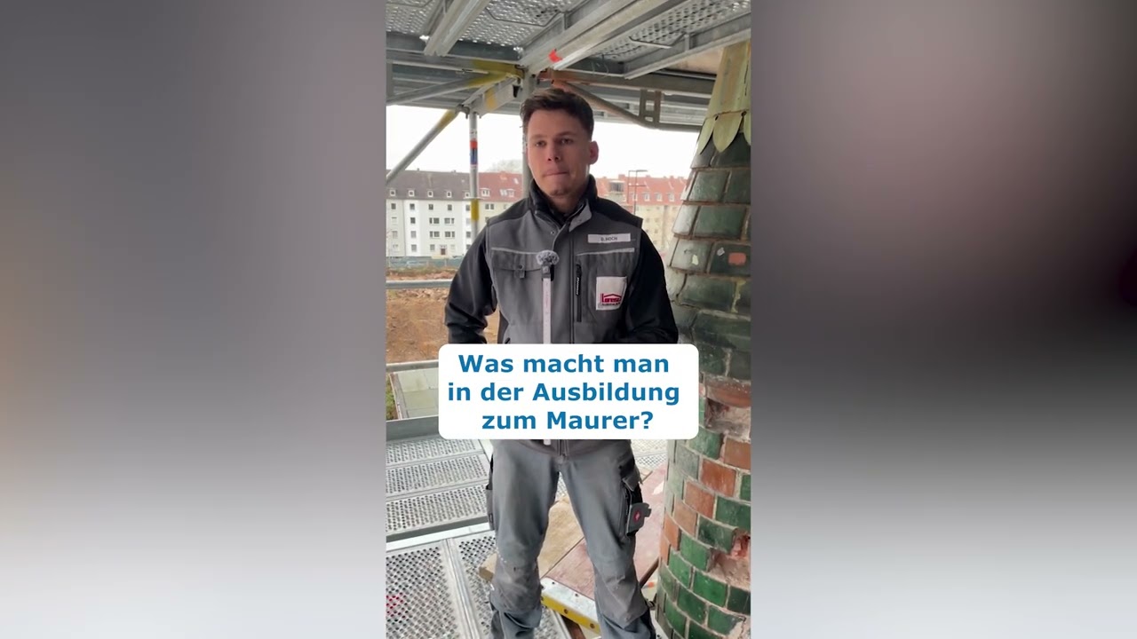 Was macht Devin eigentlich in seiner Ausbildung als Maurer?