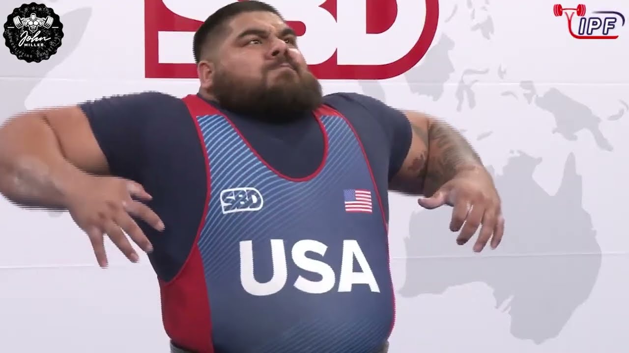 Jesus Olivares - 1st Place 1022.5kg Total - 120+kg Class 2022 IPF World Classic Championship