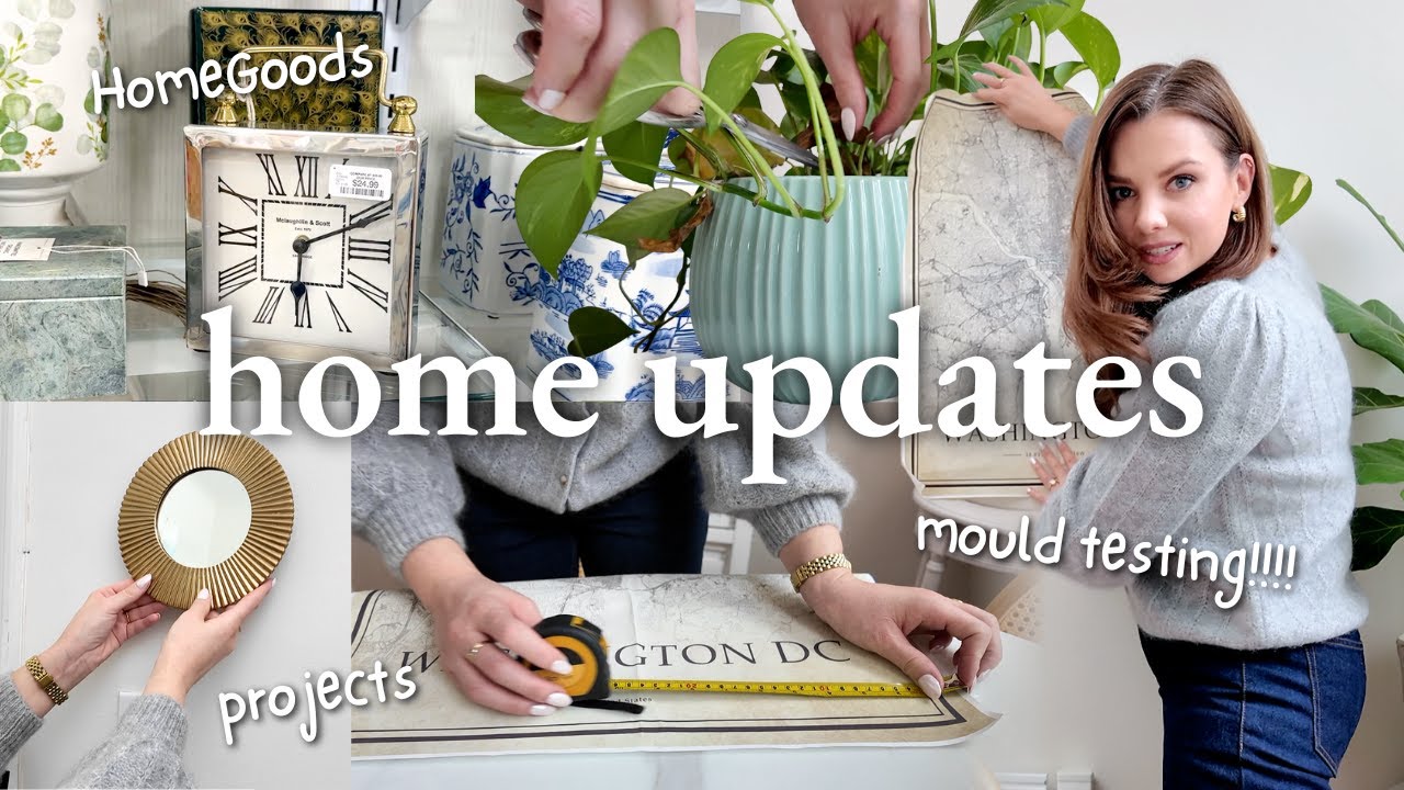 Refreshing Our Apartment | HomeGoods Shop, Organizing & Decorating, Plants!