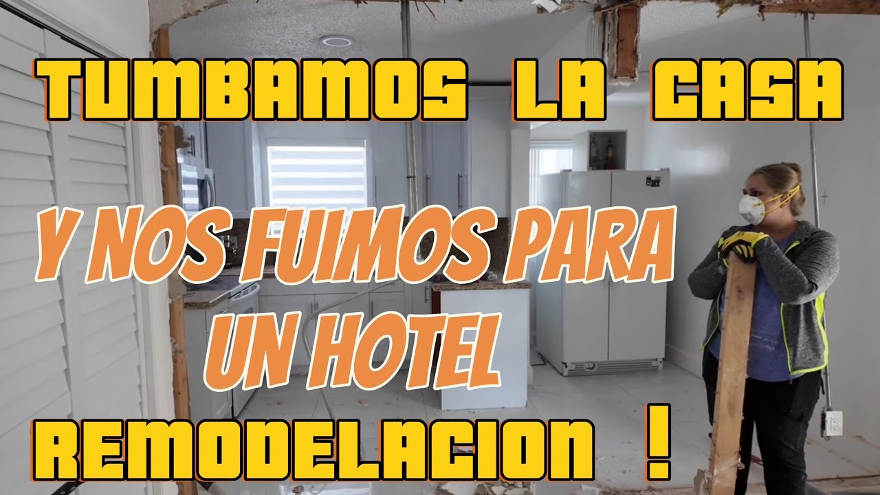 Tumbamos casi toda la casa 😂😂😂😂y nos fuimos para un hotel