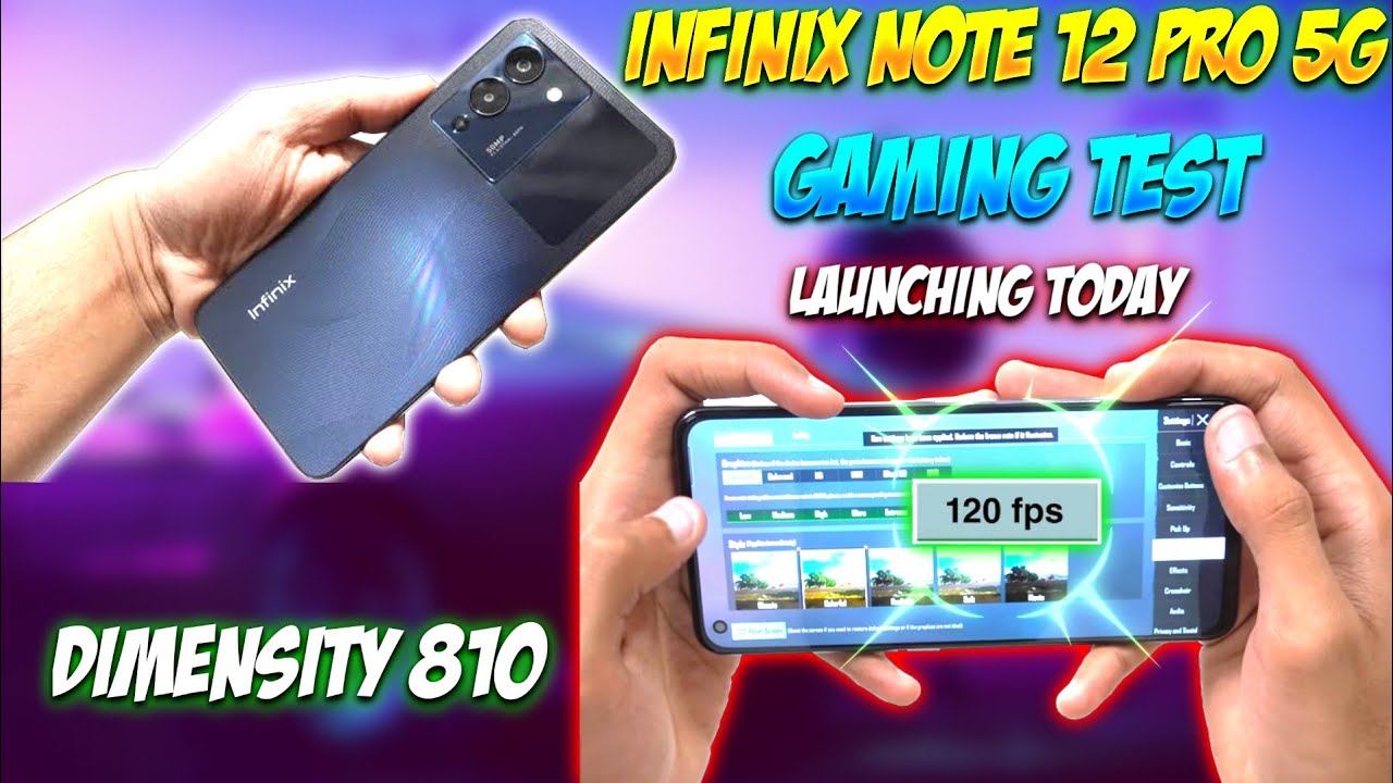 Infinix Note 12 Pro 5g Pubg Gaming Test | Infinix Note 12 Pro 5g Bgmi Graphics With Gameplay Fps