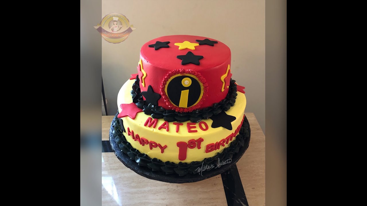 Decoracion de un pastel de incredible facil (Diseño de internet)