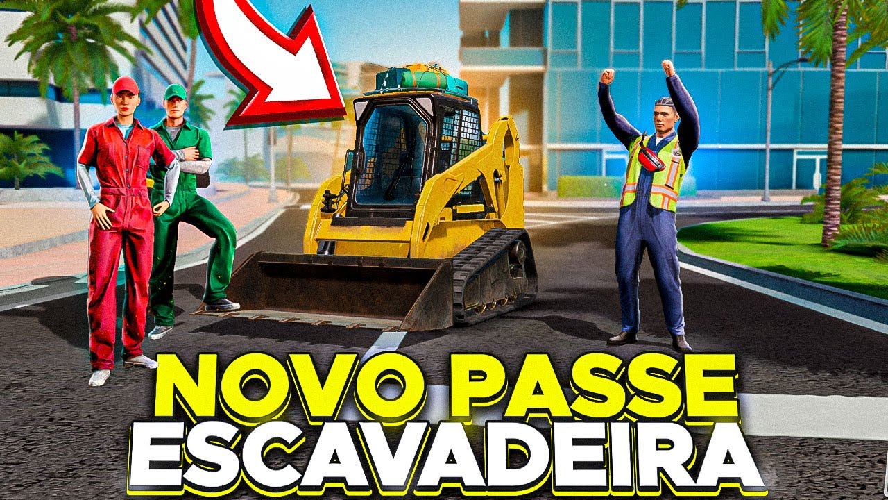 SAIU O NOVO PASSE! NOVO VEÍCULO DA ESCAVADEIRA NO FLEX CITY
