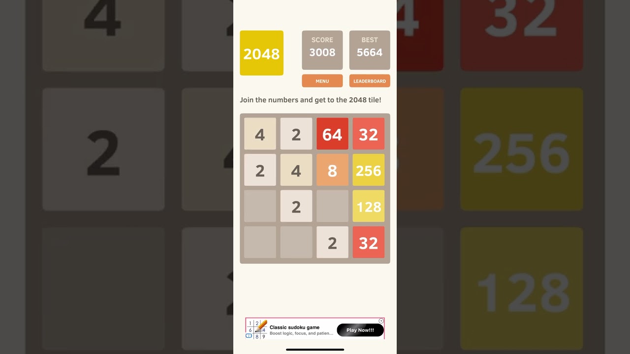 2048 Gameplay I