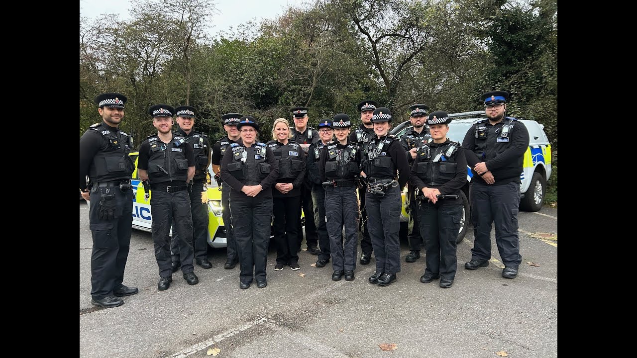 Surrey's Commissioner joins a Halloween patrol in Runnymede - amid anti-social behaviour warnings