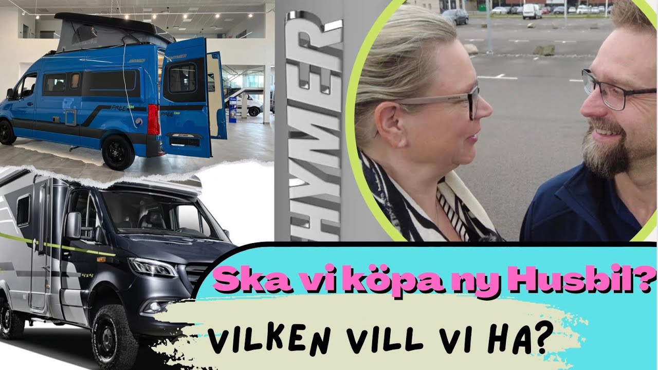 Vilken husbil vill vi ha? Vi åker till Hymer center #husbilslivet #plåtis  #hymer
