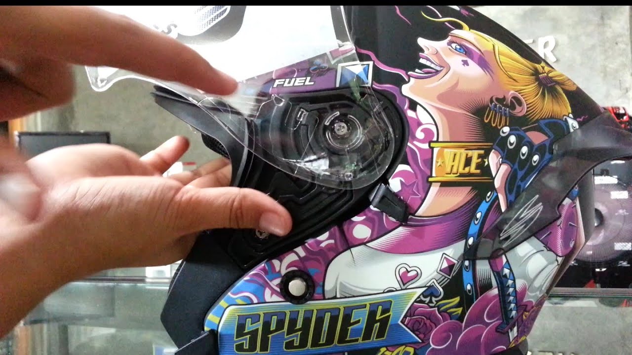 How to remove and install visor |Spyder Fuel