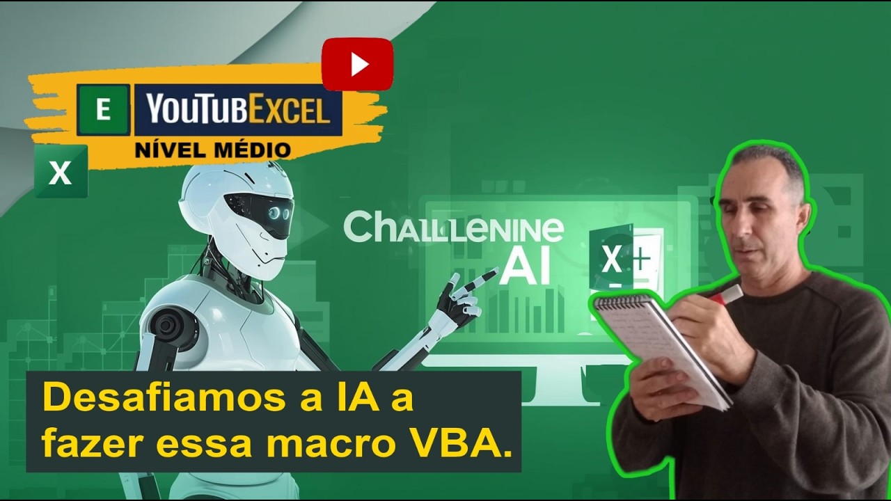 🤖 Desafiei a IA no Excel VBA #03 / Mensagem de boas vindas.