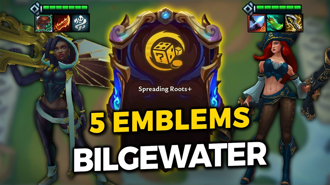 THIS IS WHAT HAPPENS WHEN YOU GET 5 GOOD EMBLEMS FOR BILGEWATER | TFT Set 16