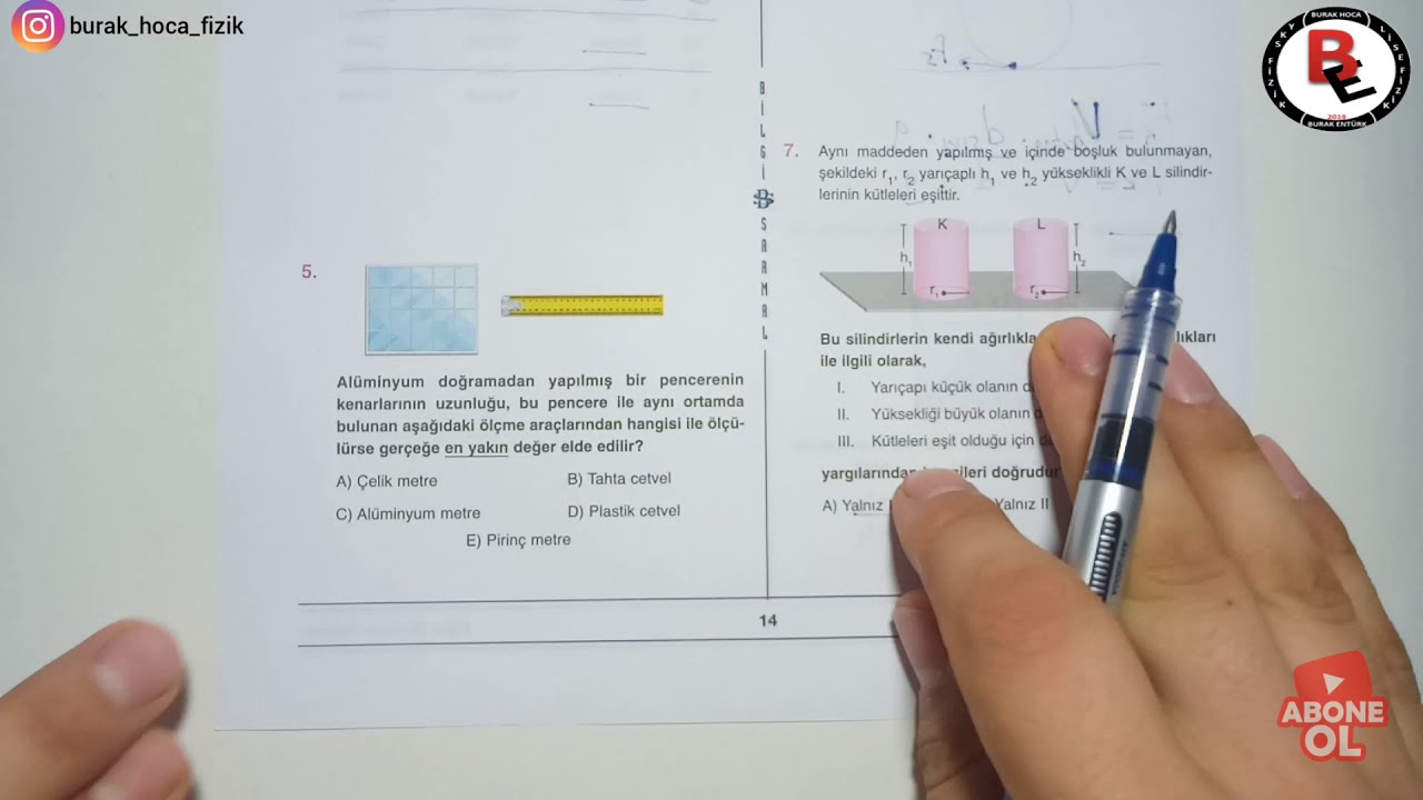 TYT FİZİK Denemesi 6 Bilgi Sarmalı