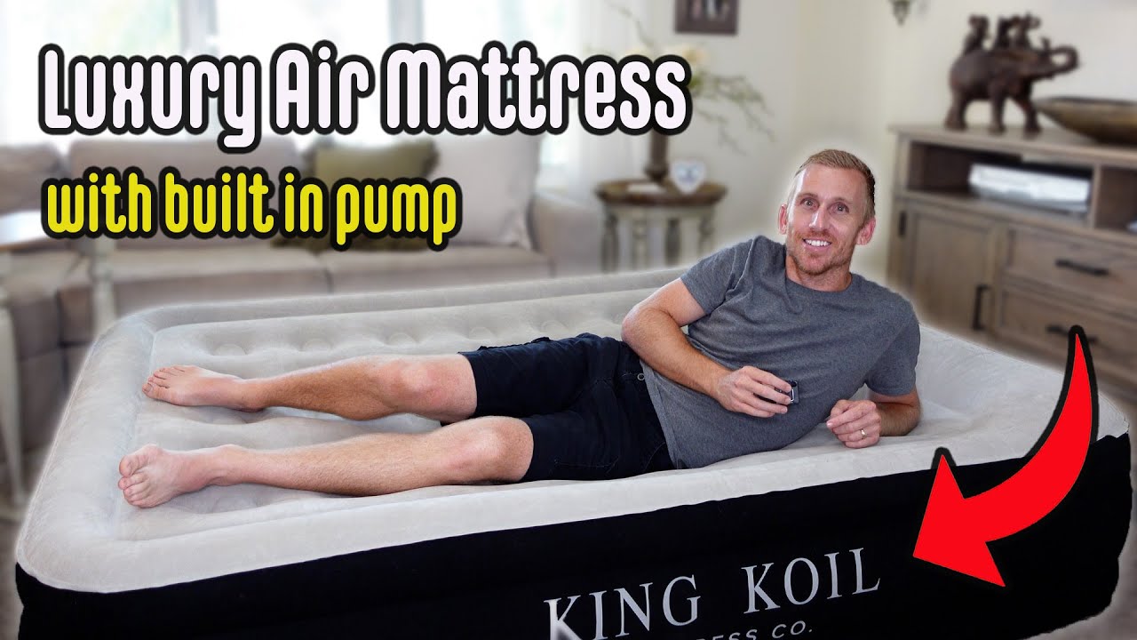 King Koil Luxury Queen Air Mattress with Built in Pump Review