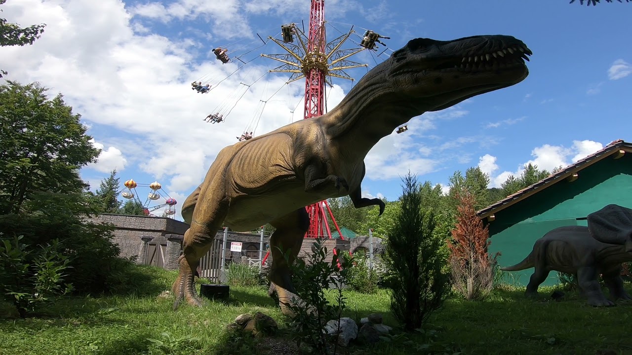 Dino Adventure Trainride Fantasiana Erlebnispark 2021 POV Onride