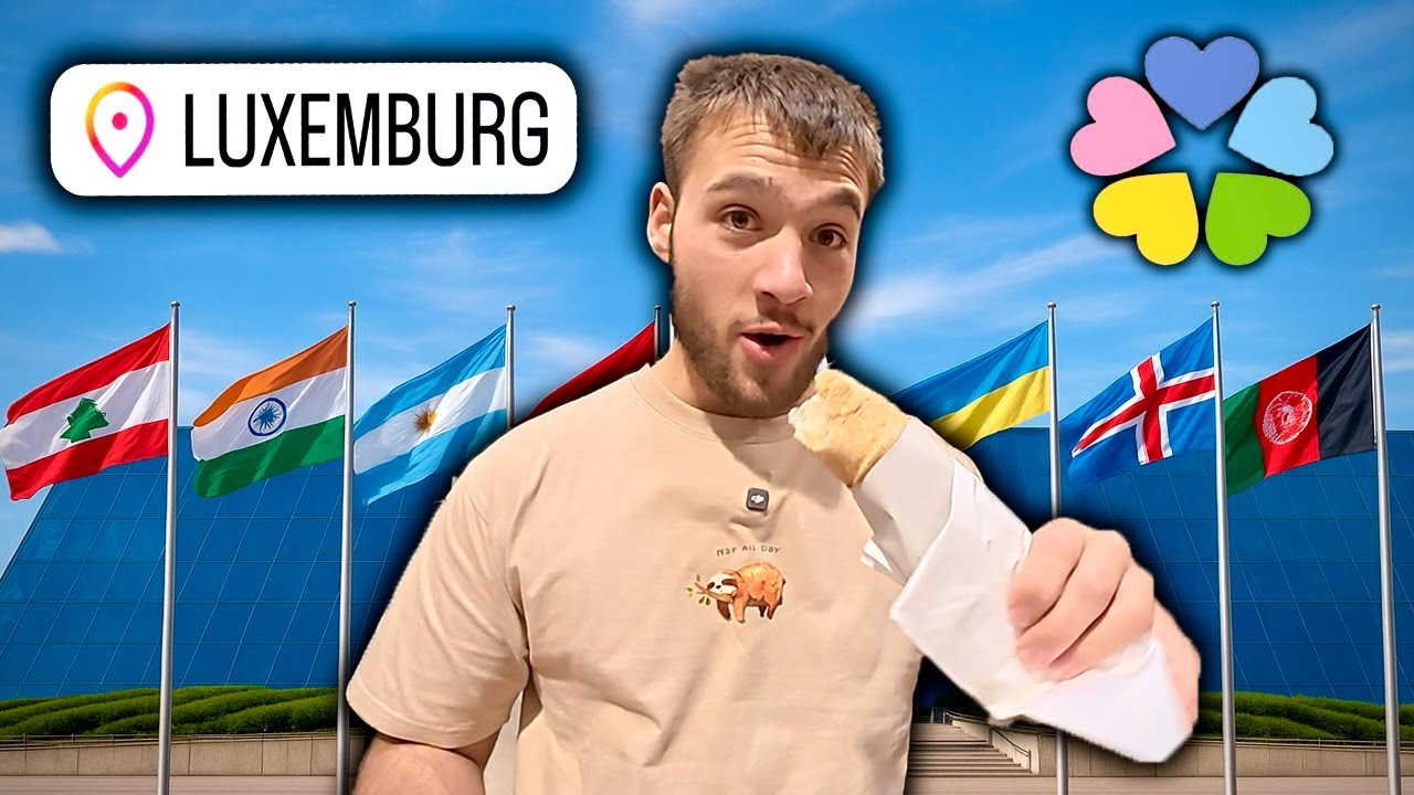 Ich esse ALLES beim Internationalen Basar in LUXEMBURG!